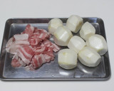 【農家のレシピ】里芋と豚肉、ちくわの旨煮作り方1写真