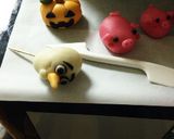 バースデーケーキ マジパン オラフ ブタ作り方5写真