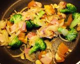 牛乳で♡かぼちゃのまろやかクリームパスタ作り方4写真