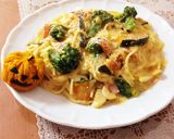 牛乳で♡かぼちゃのまろやかクリームパスタ作り方6写真