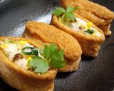しっかり味のカラフルいなり寿司作り方10写真
