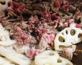 簡単おかず、れんこんと牛肉の炒め煮作り方5写真