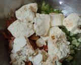 豆腐のキムチ和え♪作り方3写真