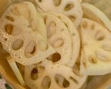 れんこんのきんぴら作り方1写真