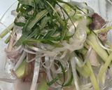 薬味たっぷり豚しゃぶサラダ!病みつき香味だれで作り方4写真