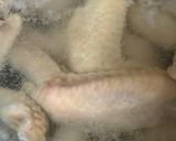 チンゲン菜と鶏手羽の元気が出るスープ作り方3写真