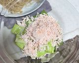 超簡単！具沢山のもつ鍋風（ニンニク醤油）うどん作り方1写真