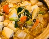 あわせ鍋の素●鶏肉の味噌煮込み鍋作り方3写真
