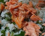 焼き鮭入りの混ぜ寿司作り方6写真