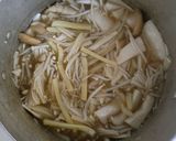 簡単✿ピーマンと たけのこ えのきの 中華スープ作り方5写真