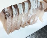 凍眠まぐろとかんぱちの刺身作り方2写真