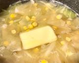 コーン缶とキャベツの味噌スープ作り方4写真