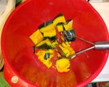 カボチャとベーコンのサラダ作り方1写真
