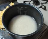 ベーコンとトウモロコシのバター醤油ご飯作り方2写真