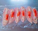 ＊めちゃ美味ヘルシーささみの明太子焼き＊作り方3写真