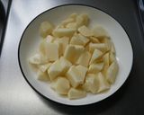 不器用鶏もも肉とじゃがいもの甘辛炒め作り方1写真