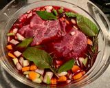 牛肉とエリンギのブラザート作り方1写真