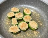 ピーマン🫑の肉詰めおつまみ風😃作り方2写真