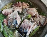 ウドとサバ缶の煮物作り方4写真