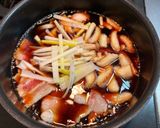 簡単!豚ばら肉ときのこのつけ蕎麦作り方7写真