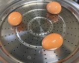 もう茹でない！蒸し器で作る簡単ゆで卵作り方2写真