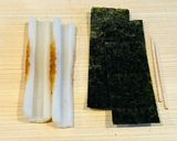 竹輪と海苔のくるくる巻き作り方1写真