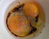 簡単★バジルの厚焼き玉子と茹でソーセージ作り方5写真
