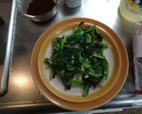 青菜と厚揚げ焼き作り方5写真