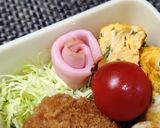 包丁要らず！巻くだけハムのバラ作り方4写真