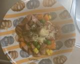 レンジ簡単中華風梅カルボ味炒飯弁当作り方4写真