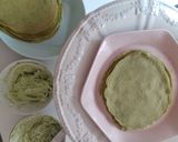 抹茶✕緑茶Rikyu1000ミルクレープ作り方2写真