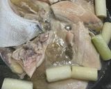 白ねぎが絶品☆定番の甘辛ブリあら煮作り方5写真