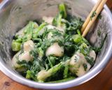 春菊のおいしい食べ方1位🤩山椒味噌和え😋作り方4写真