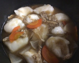 *とぅるんと軽い米粉のすいとん*作り方3写真