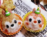 キャラ弁 ☆簡単！チップ&デールおにぎり作り方5写真