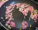 きのこと豚肉と豆腐の辛味噌炒め作り方3写真