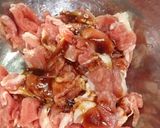 肉かぼちゃ炒め♪作り方1写真