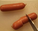 お弁当・イベントに＊松ぼっくりウインナー作り方1写真