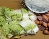 懐かし給食の味☆白菜と春雨スープ作り方1写真