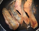 サーモンムニエル レモンクリームソース作り方2写真