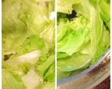スモークサーモンと鯛とレタスのサラダ作り方2写真