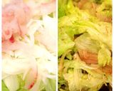 スモークサーモンと鯛とレタスのサラダ作り方4写真