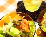 スモークサーモンと鯛とレタスのサラダ作り方5写真