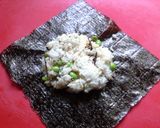 ☆枝豆と塩昆布とゴマのおにぎらず☆作り方4写真