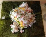 カラフルご飯✿おにぎらず作り方9写真