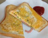 朝食に☆フライパンで作るホットサンド♪作り方6写真