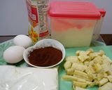 簡単☆チョコバナナケーキ作り方1写真