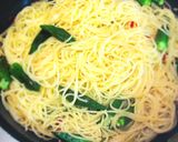 焼きオクラと明太子の*アヒージョパスタ作り方3写真
