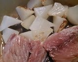 ご飯がすすむ♪　大根と焼きさばの味噌煮作り方3写真