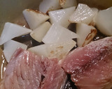 ご飯がすすむ♪　大根と焼きさばの味噌煮作り方3写真
